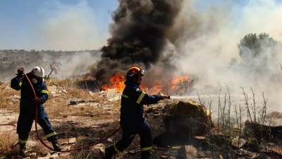 Τραγωδία στη φωτιά της Μυτιλήνης - Εντοπίστηκε απανθρακωμένος άνδρας