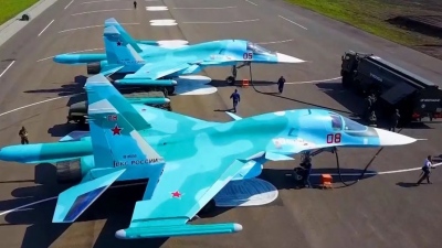 Το μαχητικό Su-34 με το «πιο σκληρό χτύπημα» παραμένει το κορυφαίο χαρτί της Ρωσίας - Μόλις 100 χλμ από τα σύνορα της Ουκρανίας