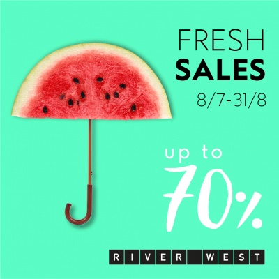 Fresh Sales στο River West: 8 εβδομάδες εκπτώσεων που φτάνουν έως και -70%