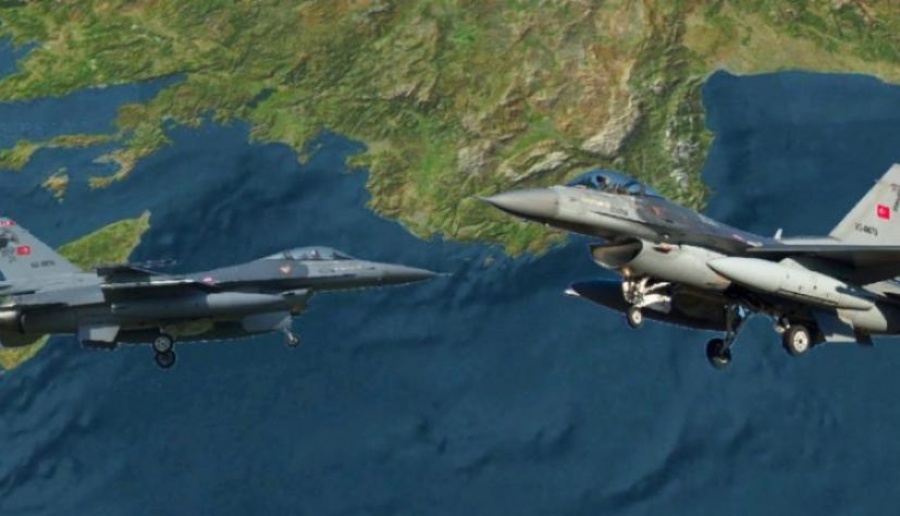 Μπαράζ παραβιάσεων στο Αιγαίο απο τουρκικά μαχητικά - Μία εικονική αερομαχία