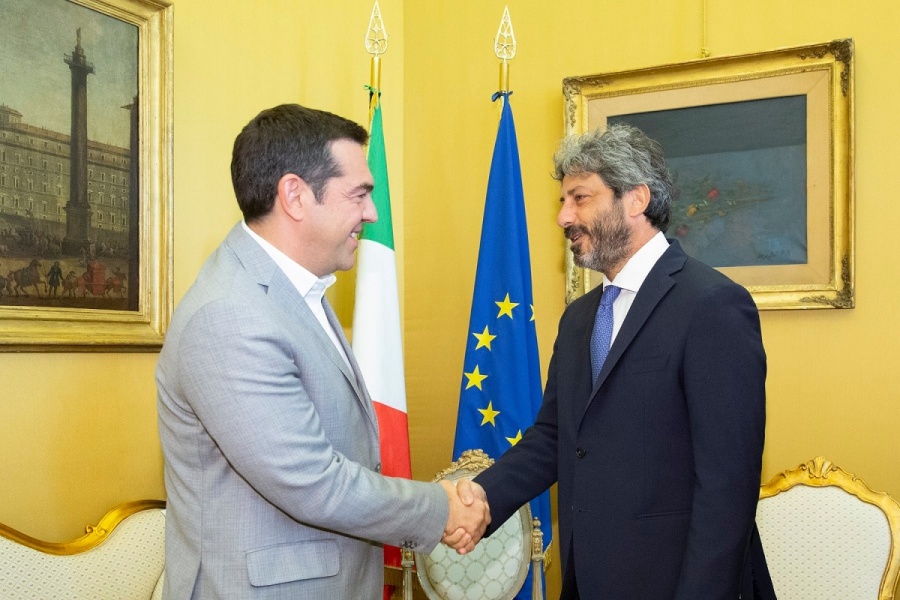 H ελληνική οικονομία στο επίκεντρο των συναντήσεων Τσίπρα στην Ιταλία