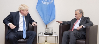 To Κυπριακό συζήτησαν Johnson - Guterres στο περιθώριο της G7