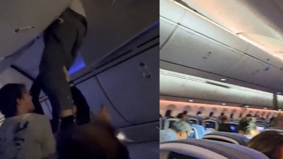 Νέο επεισόδιο με Αεροσκάφος Boeing: Επιβάτης σφηνώθηκε στο ντουλάπι των αποσκευών σε αναταράξεις πάνω από τον Ατλαντικό