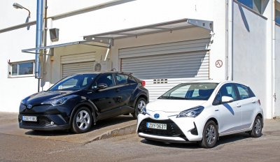 Δοκιμάζουμε τα Toyota Yaris 1.5 Hybrid και Toyota C-HR 1.8 HSD