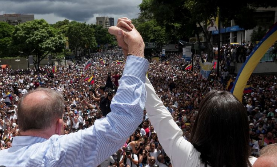 Αναγνωρίζουν νίκη της αντιπολίτευσης στην Βενεζουέλα οι ΗΠΑ - Machado στην WSJ: «Φοβάμαι για τη ζωή μου