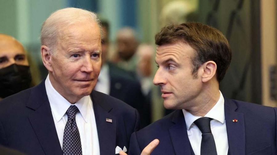 Τηλεφωνική επικοινωνία Biden με Macron για τις συγκρούσεις σε Ουκρανία και Μέση Ανατολή