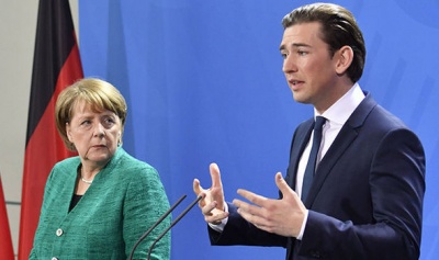 Η ενίσχυση της FRONTEX επί τάπητος στη συνάντηση Merkel - Kurz στo Βερολίνο