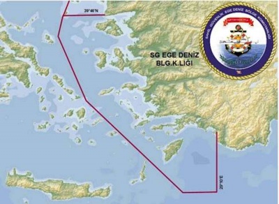 Οι τουρκικοί χάρτες που μοιράζουν το Αιγαίο στη μέση!
