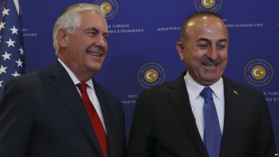 Tillerson: Κοινοί οι στόχοι των ΗΠΑ και της Τουρκίας - Cavusoglu: Αποφασίστηκε η εξομάλυνση των σχέσεων