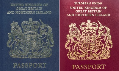 Βρετανία: Αλλάζουν χρώμα ακόμη και τα διαβατήρια μετά το Brexit